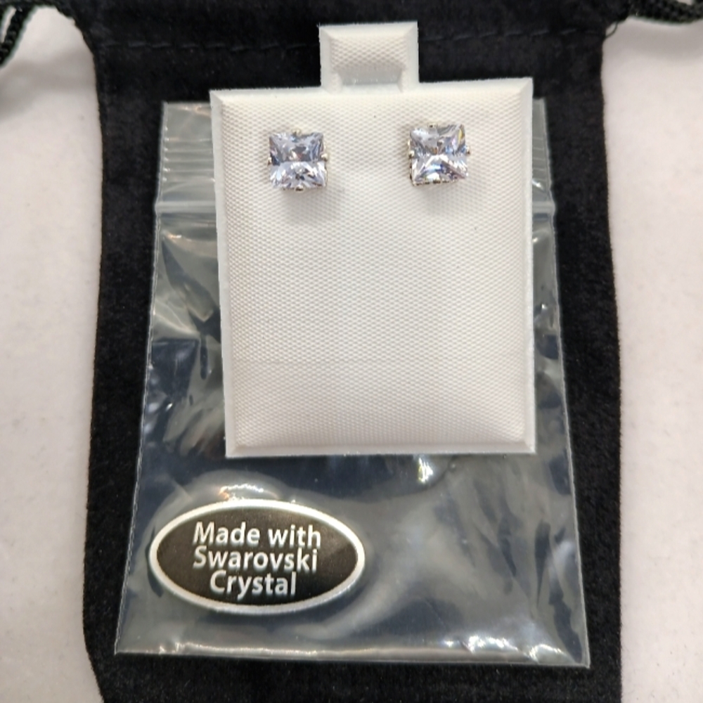 Swarovski Elements Square Studs - image 3